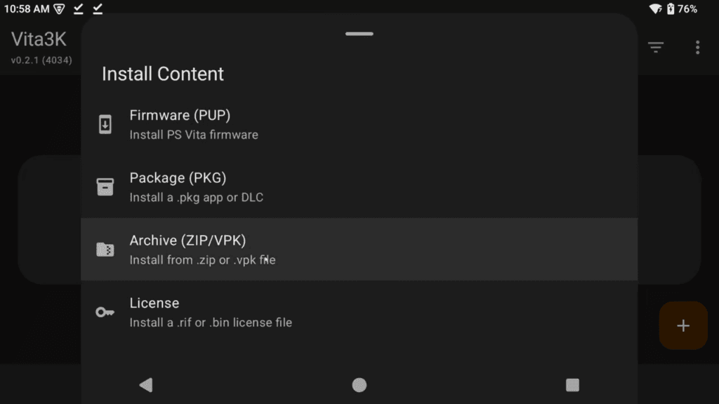 Vita3K Android Setup Guide 9 image
