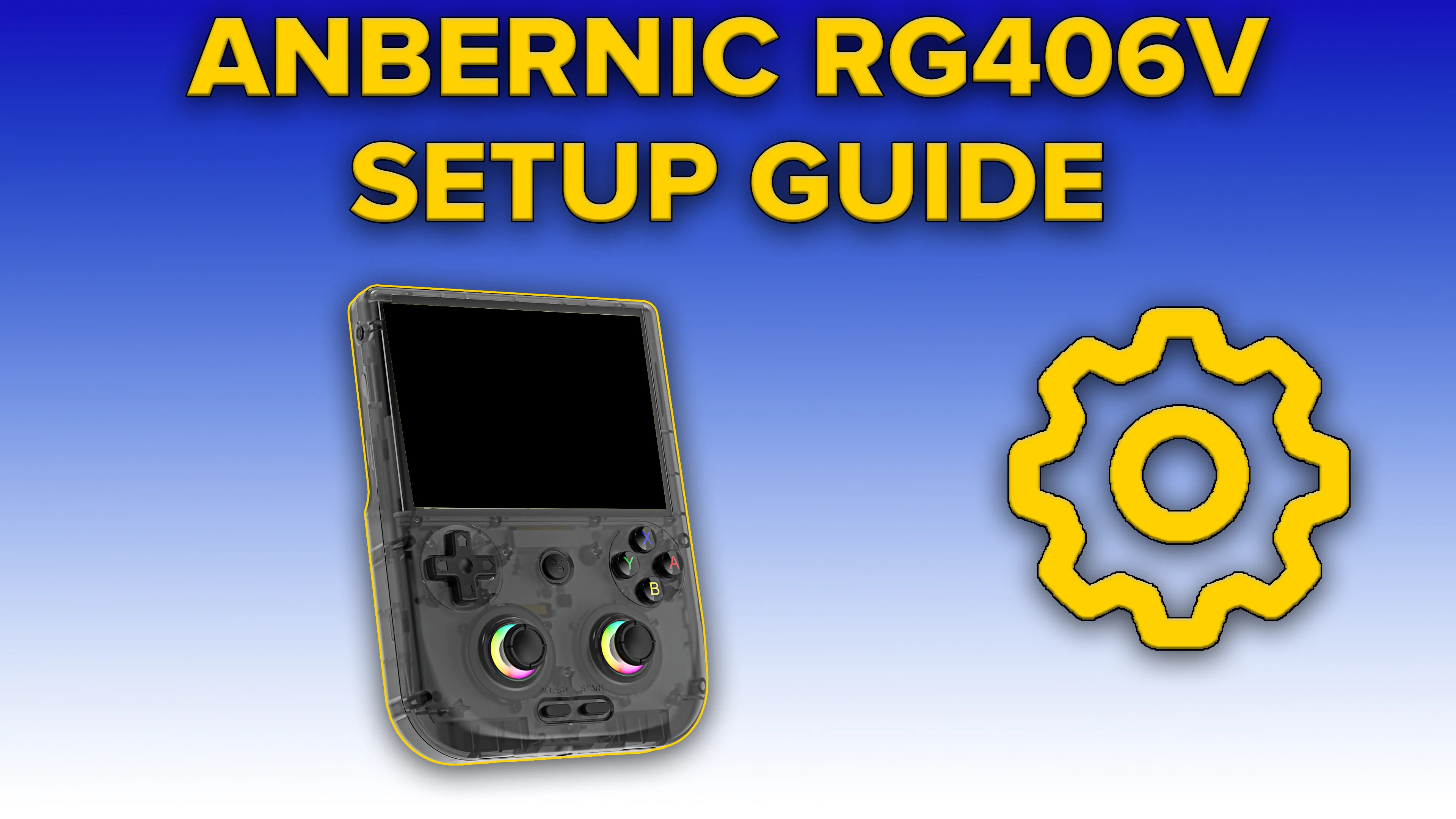 anbernic rg406v setup guide