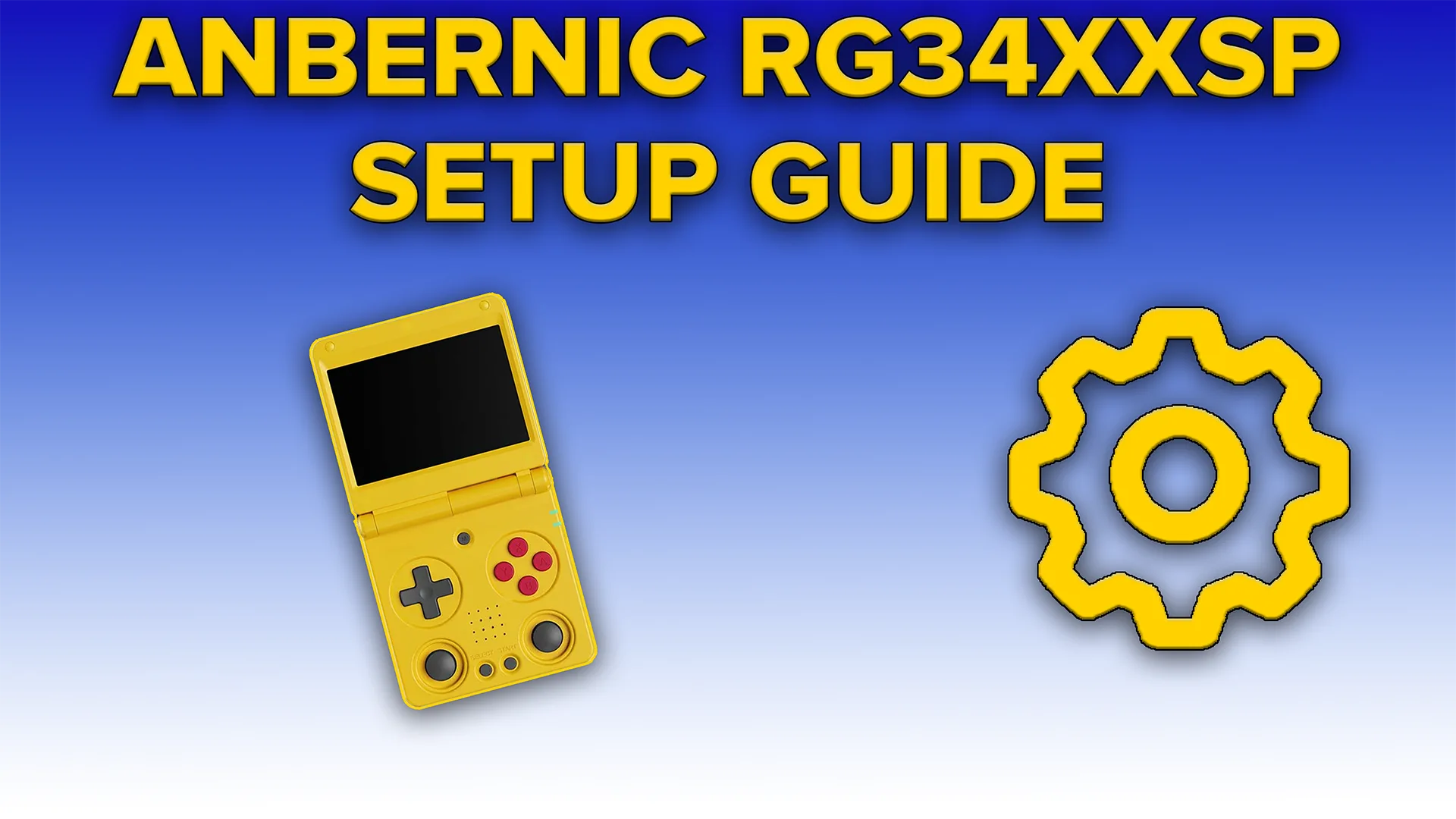 anbernic rg34xxsp setup guide