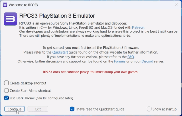 RPCS3 Setup Guide