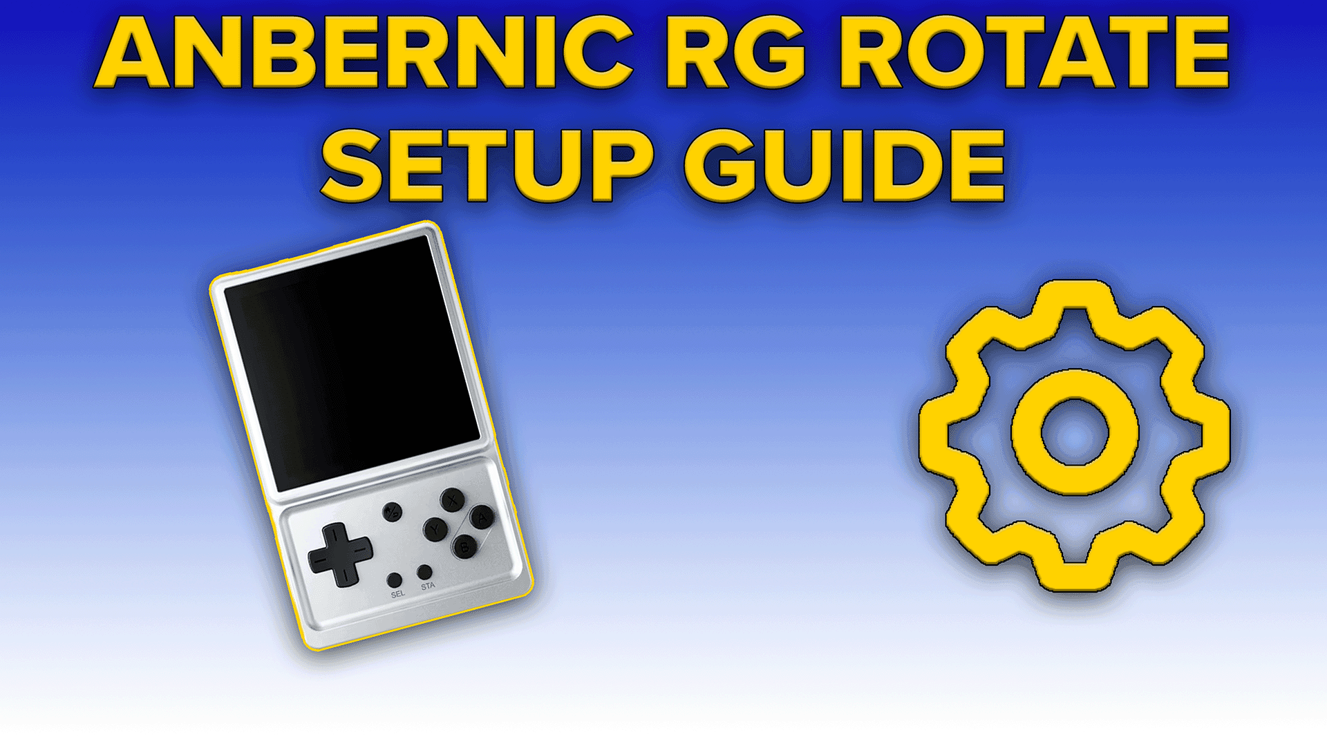 anbernic rg rotate setup guide